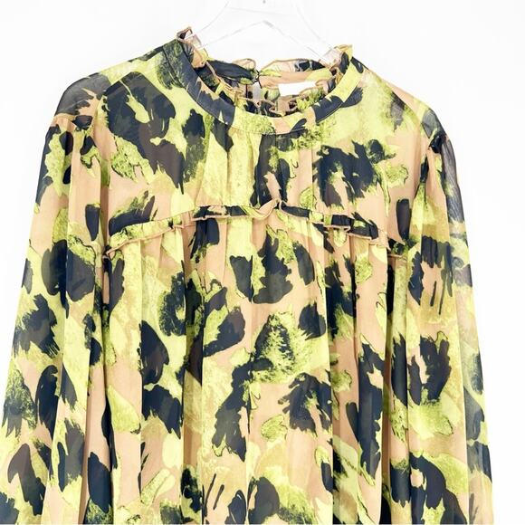 Adyson Parker Tiered Ruffle Printed Blouse 1X - Picture 4 of 7